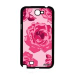 Coque rose fleur pour galaxy note 2 silicone tatoo mariage eternelle 4g samsung galaxy note 2