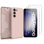 Coque rose pour samsung galaxy s23 plus (6, 6 ) et 2 verres trempé film protection ecran little boutikâ® ... Coque rose pour samsung galaxy s23 plus (6, 6 ) et 2 verres trempé film protection ecran little boutikâ® ...