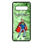 Coque s10 silicone super papy smartphone antichoc bumper heros comique cadeau fete des grands peres texte ...
