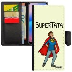 Coque pour s21 + plus rabat porte cartes super tata caoutchouc drole enfant de protection dessin heros ...