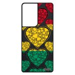Coque s21 ultra silicone drapeau guinee guineen basket jeux olympiques coeur smartphone coupe du monde ...