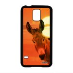 Coque s5 silicone ane design original ciel orange anesse couch de soleil mule animaux tetu etui housse ...