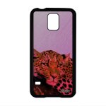 Coque pour s5 silicone leopard guepard jaguar animal design afrique sauvage originale predateur souple ...