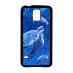Coque s5 en silicone tortue etui fonds marins design algue unique ocean rigide bleu dim. metal animaux ...