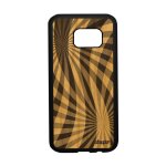 Coque s7 bois silicone illusion d'optique design housse texture moderne gris smartphone etui geometrique ...
