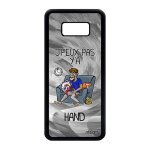Coque s8 + plus silicone j'peux pas y'a hand telephone etui humoristique texte gris bande dessine supporter ...