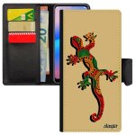 Coque salamandre pour s21 cuir portefeuille rasta hippie etui a clapet animaux jamaique esprit du feu ...