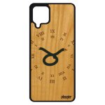 Coque pour samsung a12 bois silicone signe taureau homme astrologique portable housse motif du zodiaque ...