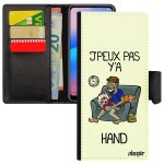 Coque pour samsung a13 4g cuir j'peux pas y'a hand telephone je 4g jpeux bumper leather texte drole humour ...