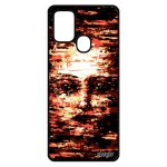 Coque samsung a21s silicone portrait art ephemere visage telephone personnalis� pas cher portable etui ...