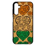 Coque pour samsung a25 5g bois veritable silicone drapeau cote d'ivoire ivoirien football can foot coeur ...