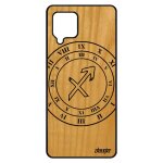 Coque samsung a42 en bois silicone signe astrologique sagittaire 4g souple du zodiaque galaxie sid�rale ...