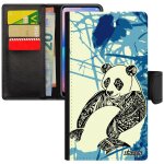 Coque pour samsung a5 2017 panda nature aimant�e ethnique animal ours de luxe solide feuilles motif dessin ...