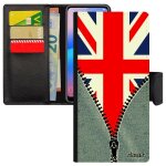 Coque samsung a52s rabat porte cartes drapeau union jack angleterre anglais foot leather euro football ...