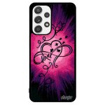 Coque samsung a53 silicone infini love papillon fantaisie rigide souple illimit� soleil portable amour ...