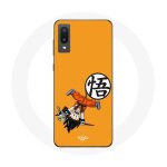 Coque pour samsung galaxy a02 goku dragonball z enfant anime