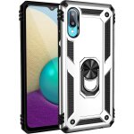 Coque pour samsung galaxy a02 / m02 + 9d verre tremp, silicone souple et pc dur coque [slim armor] protection ...
