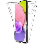 Coque pour samsung galaxy a03s - protection integrale avant + arriere en rigide, housse etui tactile ...