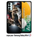 Coque samsung galaxy a04s - boxe everlast - silicone - noir