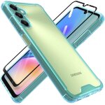 Coque compatible samsung galaxy a05s 4g (6, 7 ) avec verre tremp, housse etui rigide en pc robuste et ...