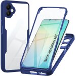 Coque pour samsung galaxy a07, transparent housse avec protection ecran, 360 degr�s double protection ...