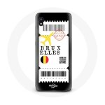 Coque pour samsung galaxy a10 billet d'avion bruxelles belgique