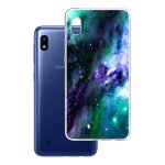 Coque pour samsung galaxy a10 - galaxie bleu