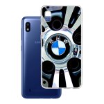 Coque pour samsung galaxy a10 - jante bmw chrome
