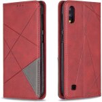 Coque pour samsung galaxy a10 / m10, housse portefeuille en cuir etui de protection avec slim tpu silicone ...