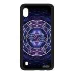 Coque samsung galaxy a10 silicone signe astrologique cancer etui du zodiaque horloge univers case ciel ...