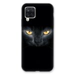 Coque renforc�e pour samsung galaxy a12 chat noir