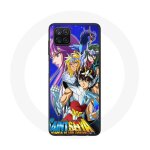 Coque pour samsung galaxy a12 les chevaliers du zodiaque anime culte saint seiya manga