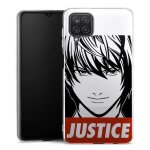 Coque samsung galaxy a12 death note justice silicone antichocs manga