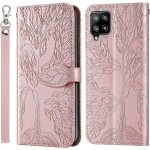 Coque pour samsung galaxy a12 / m12 premium cuir pu etui portefeuille housse de protection avec porte ...
