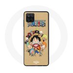 Coque samsung galaxy a12 one piece manga equipage du chapeau de paille