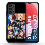 Coque renforc�e pour samsung galaxy a13 4g manga my hero academia noir