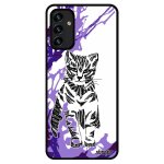 Coque samsung galaxy a13 4g en silicone chat art minou de protection fantaisie telephone animal ethnique ...