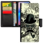 Coque pour samsung galaxy a14 4g 5g cuir rabat moustache tag vintage gris peinture noir et blanc chapeau ... Coque pour samsung galaxy a14 4g 5g cuir rabat moustache tag vintage gris peinture noir et blanc chapeau ...