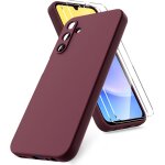 Coque compatible avec samsung galaxy a15 4g / 5g, 2 film de protection en verre tremp, housse souple ...