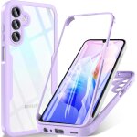 Coque samsung galaxy a15 (4g / 5g) 360 antichoc avec protecteur d'cran intgr ¿ hybride pc + tpu, ...