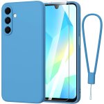Coque pour samsung galaxy a16 4g / 5g + 1 pi�ces verre tremp�, coque samsung a16 souple silicone mince ...