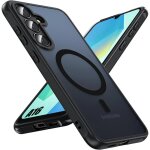 Coque pour samsung galaxy a16 4g / 5g avec anneau magn�tique et protection cam�ra - noir - e. f. connection ...