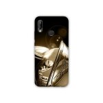 Coque renforc�e pour samsung galaxy a20e pompier casque vintage