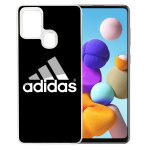 Coque pour samsung galaxy a21s - adidas logo noir