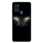 Coque pour samsung galaxy a21s chat noir