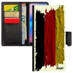 Coque samsung galaxy a21s drapeau allemagne allemand coupe d'europe football euro foot tissu etui basket ...