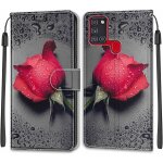 Coque pour samsung galaxy a21s, etui samsung a21s, housse de galaxy a21s en cuir pu, etui housse en cuir ...
