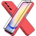 Coque pour samsung galaxy a25 5g (6, 5 ) avec verre trempé ecran protecteur, anti - scratch etui silicone ... Coque pour samsung galaxy a25 5g (6, 5 ) avec verre trempé ecran protecteur, anti - scratch etui silicone ...