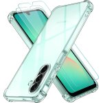 Coque pour samsung galaxy a26 5g avec 2 pi�ces protection ecran en verre tremp�, ultra transparent etui ...
