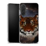 Coque samsung galaxy a27 5g abstract tiger housse antichoc silicone souple, ultra fine, protection int�grale, ...
